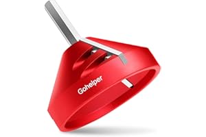 GOHELPER 2 in 1 Inner-Outer PVC Deburring Tool, PVC Chamfer Tool, Pipe Deburring Reamer Plumbing Tool for OD 0.75" to 2.4", ID 0.9" to 2.7" PVC, CPVC, ABS, PP, PE Pipe