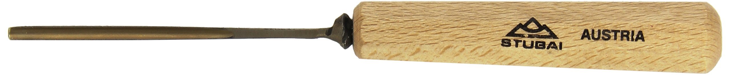 Stubai 520503 Type 5 with Wooden Handle Woodcarving Chisel, Gold/Beige, 3 mm