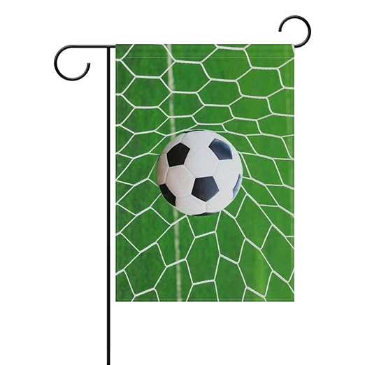ALAZA deporte balón de fútbol decorativa jardín bandera poliéster ...