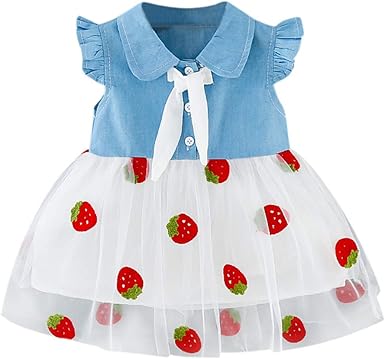 next denim dress baby