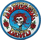 Application Skull and Roses Logo Patch