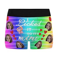 Custom Underwear, Personalized Funny Face Novelty