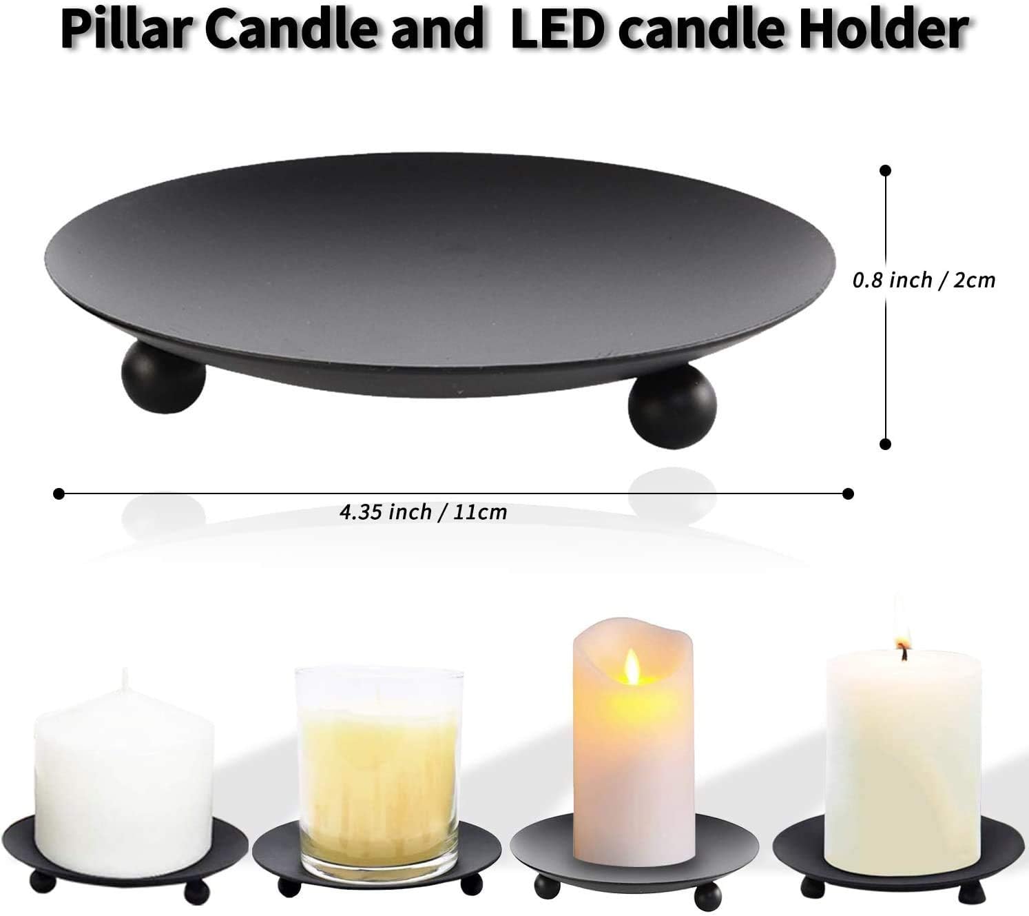 MINGJIANG Iron Candle Plates - Image 4