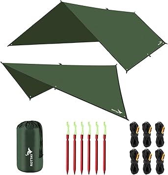 Rottay Waterproof Multifunctional Camping Tarp/Tent