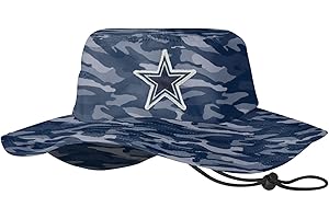 FOCO Men's NFL Team Logo Sport Outdoor Sun Bucket Boonie Hat