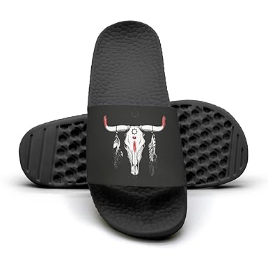 skull flip flops mens