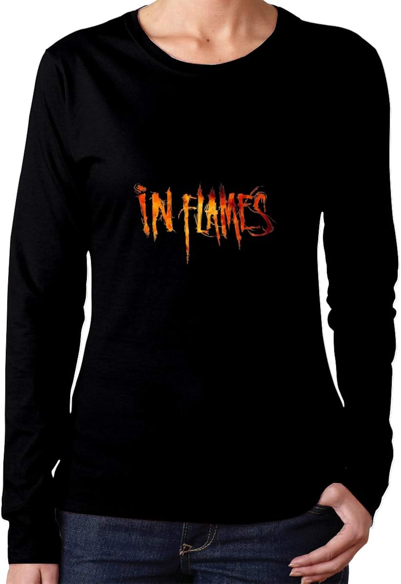 in flames girlie shirt