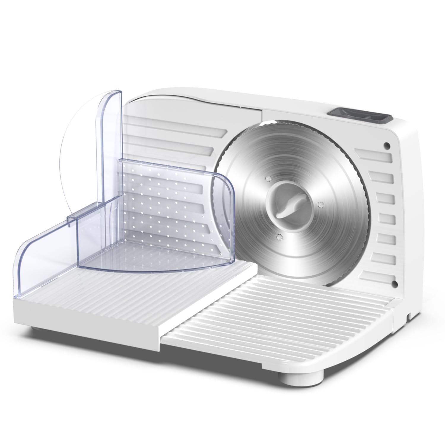 Photo 1 of PANCERKA 1PC Meat Slicer, 150W Electric Deli Food Slicer, 0-15mm Adjustable Thickness, Suitable for Home and Commercial Use, Cutting Deli Food, Meat, Vegetables, Fruits, Lamb Slicer/Meat Cutter