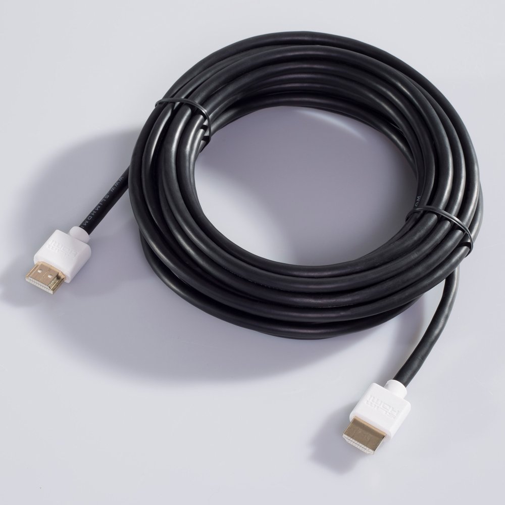 SlimHDMI 6m Eco Slim HDMI Cable (Gold Plated, 1080p, 3D, High Speed)