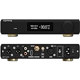 Topping D90 III Sabre MQA Full Balance HiFi DAC Bluetooth 5.1 ES9039SPROx2 DSD512 PCM32bit/768kHz USB/Coax/Opt/AES/IIS Desktop Audio Preamp (Black)