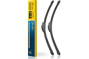 Raidbee® 20 inch Silicone Windshield Wiper blades 2 pack Replacement for Ford F150 F-150 F250 F350 F-Series 2008-1999 Expedition 2006-1999 Explorer 2010-2005 Mustang 04-99 +More Silicone Wiper Blades