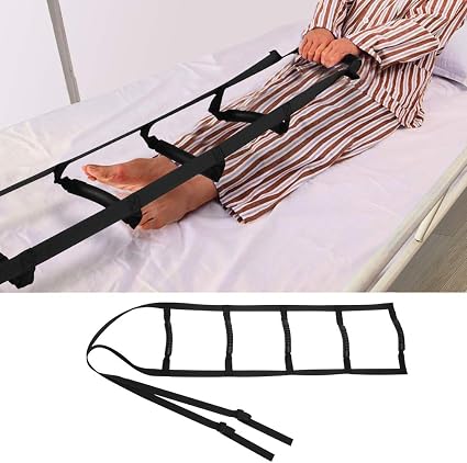 Amazon Com Funcee Bed Ladder Assist Strap With 5 Hand Grips Pull Up Sit Up Handle Rope Ladder Caddie Helper For Elderly Senior Injury Recovery Patient Pregnant Handicapped With Limited Upper Body Strength Health