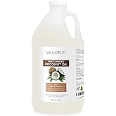 velona MCT Coconut Oil - 1 Gallon / 128 fl oz, Fractionated, Pure Natural | Pure &amp; Natural Multi-Purpose Oil for Hair, Skin, Massage