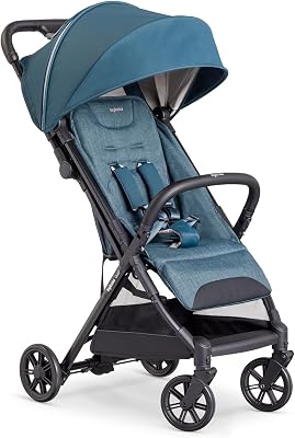 Poussette légère Quid², jusqu'à 22 kg, Compacte et Légère, Idéale pour l'Avion, Manta Blue