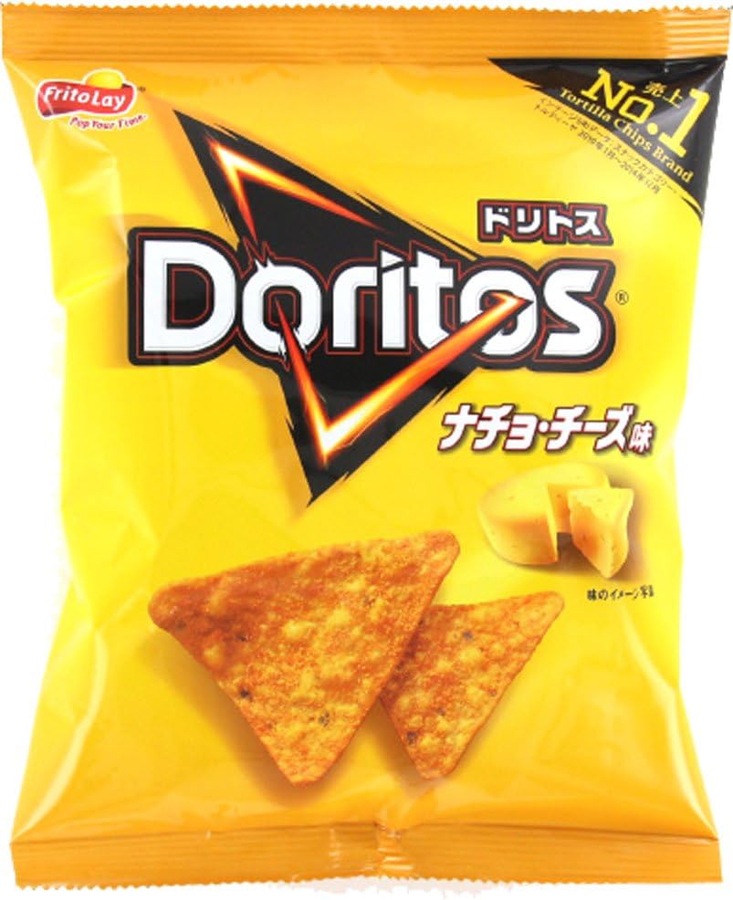 Frito-Lay Doritos Nacho Cheese flavored 60gX12 bags