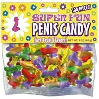 Super Fun Penis Candy - 124 Pieces For Party Favors, Bachelorette & Gag Gifts (FREE SHIPPING)