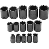 Proto Impact Socket Set,1/2 In Dr,15 pc (J74104)