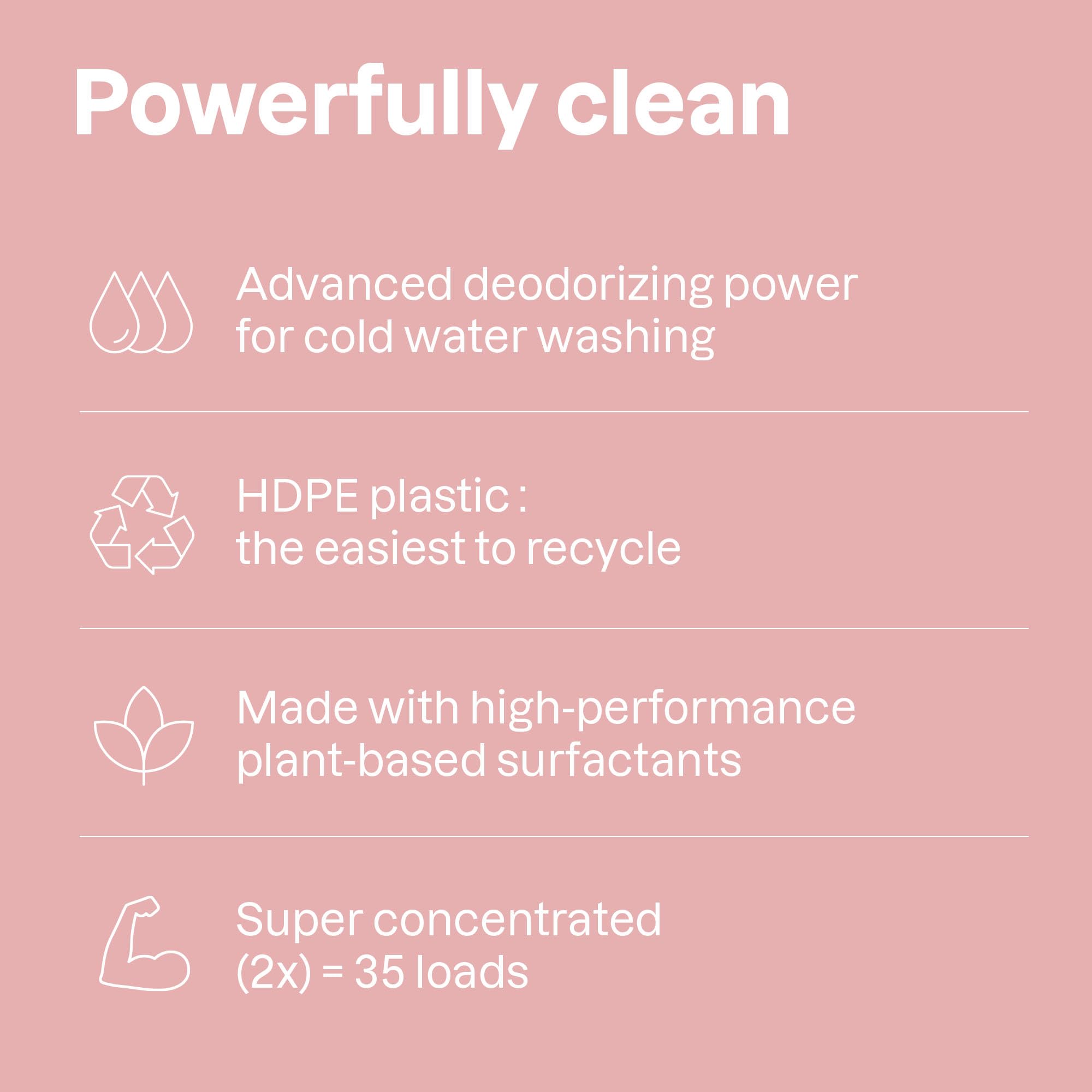 ATTITUDE Baby Laundry Detergent, EWG Verified, Plant and Mineral-Based Formula, HE Compatible, Vegan Household Products, Unscented, 35 Loads, 35.5 Fl Oz