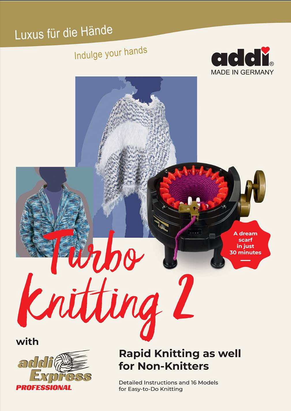 Addi Book Turbo-Knitting 2 Express Professional - 996-0, One Size, Multi-Color or Variegated