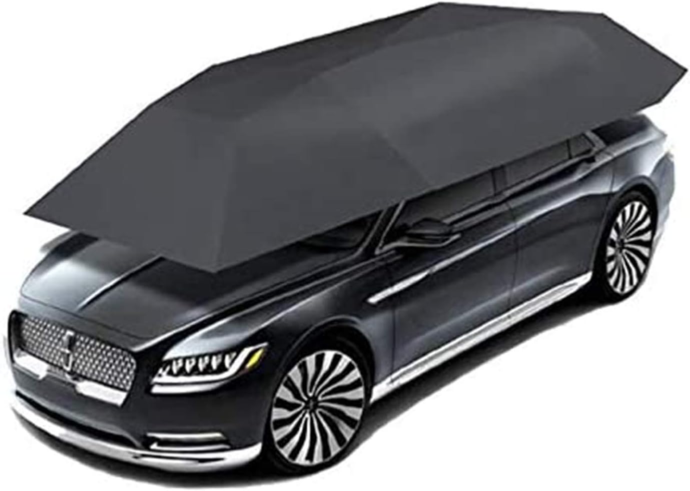 LLSS Car Sunshades Halbautomatisches Autozelt mit zusammengeklapptem