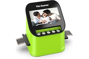 KEDOK Film and Slide Scanner with 4.3'' LCD Screen 22MP High-Resolution Negative Convert Color & B&W, 35mm, 126, 110, Super 8 Negatives Slides to JPEG, Support HDMI/USB Output