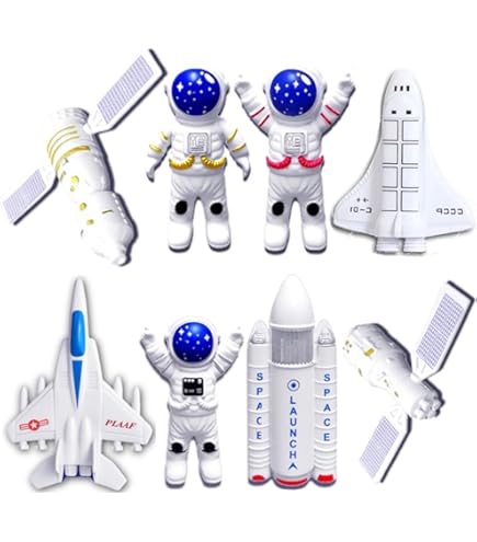 miR Missão Espacial ZX-22 Astronauta no Foguete, DM Toys