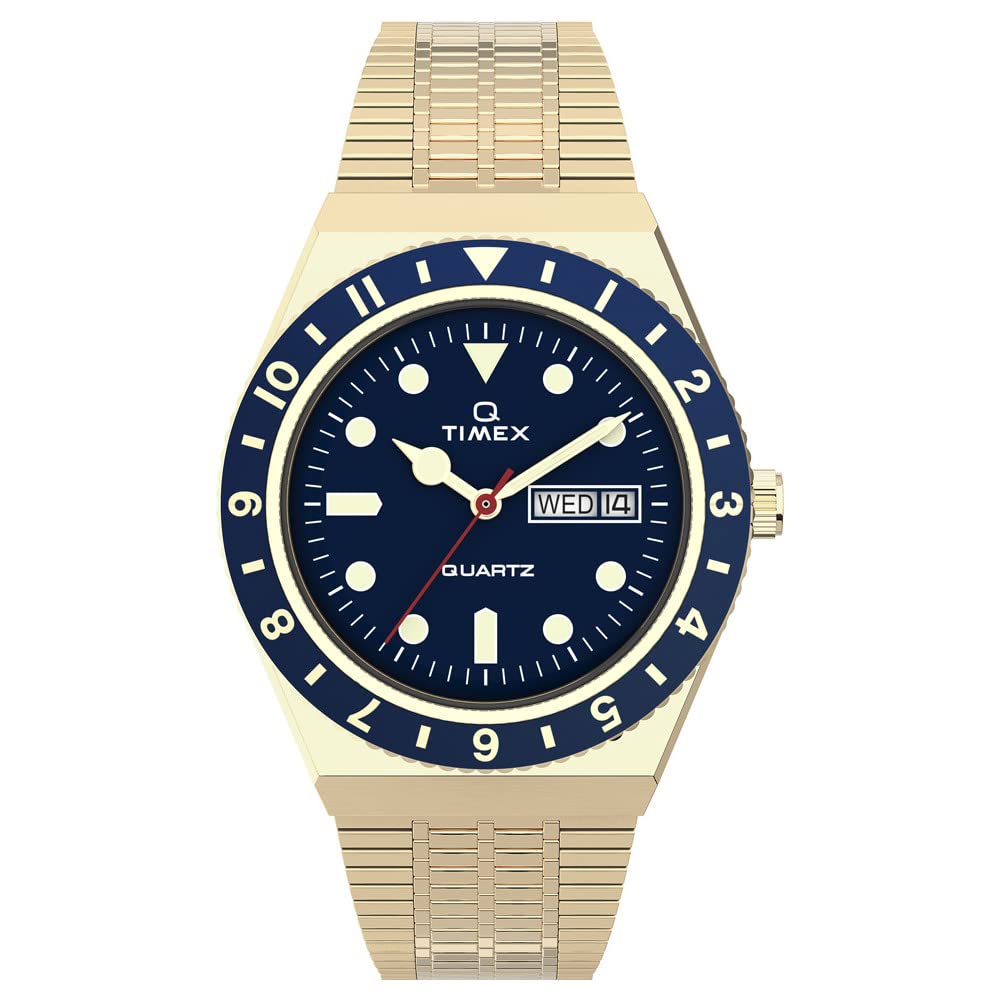 Timex Men's Analogue Watch Q Reissue with Stainless Steel Strap