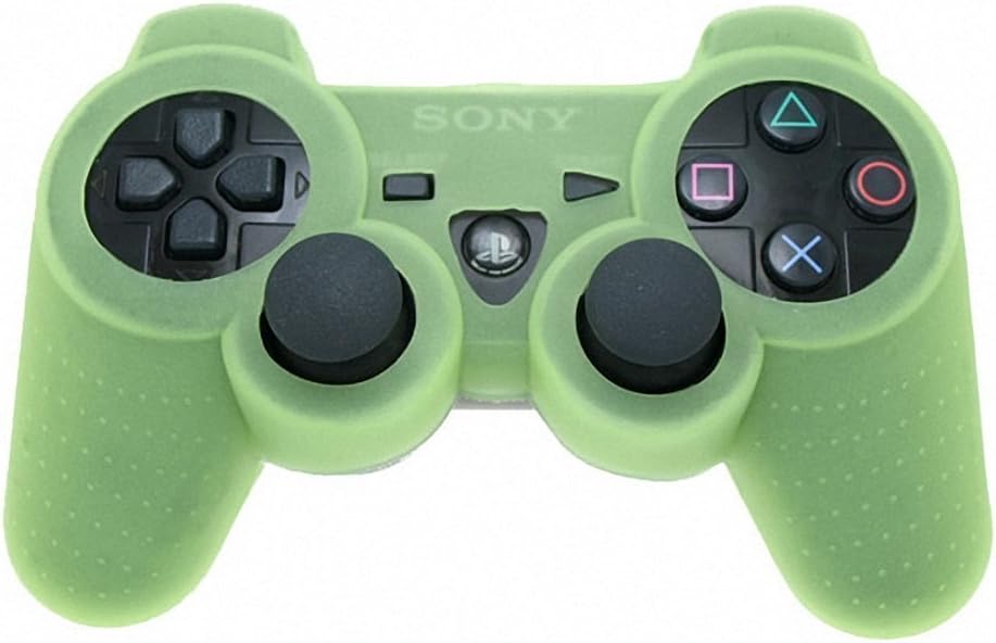 Generic GREEN GLOW in DARK Controller Case for Sony PS3 Wireless Controller
