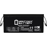 ML8D -12 Volt 250 AH, Internal Thread (INT) Terminal, Rechargeable SLA AGM Battery