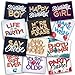 Birthday Party Photo Booth Props - Jumbo Design, Double-Sided