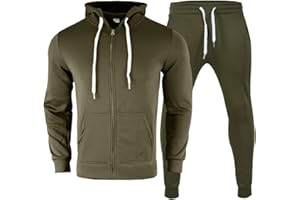 aihihe Mens 2 Piece Sweatsuit Hoodie Tracksuit Sets Casual Comfy Camo Jogging Suits Outfits Full Zip Sports Jacket and Pants