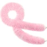 SOGUGOM Pink Marabou Feather Boa - 45g 2 Yards Boas Feather for DIY Craft, Clothes, Adults and Halloween Party Decoration(Light Pink)