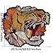 1pc Crafts Large Tiger Head Applique Embroidered Sew On Patch Fabric Tiger Patches