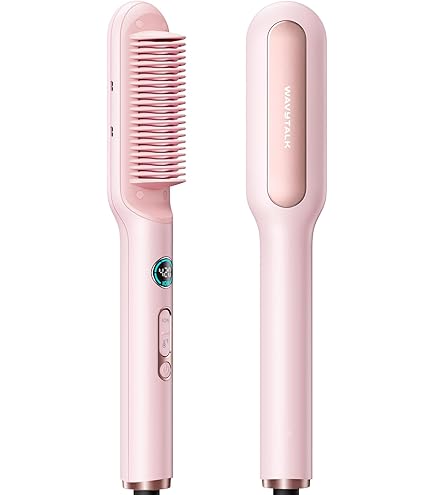 Amazon.com : Wavytalk Steamline Pro Steam Straightener Brush Pink