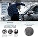 Windshield Cover for Ice and Snow - Fits Most Cars, Trucks, Minivans, SUVs and F150s - Weatherproof and Windproof Ear Flaps, Adjustable Suction Cups, Strings and Mirror Covers (45X64)