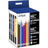 812XL Ink Cartridges Combo Pack Remanufactured Replacement for 812XL Ink Cartridge Epson for Epson 812XL 812 XL T812XL for Workforce Pro WF-7840 WF-7820 WF-7310 EC-C7000 Printer(4 Pack, 812XL)