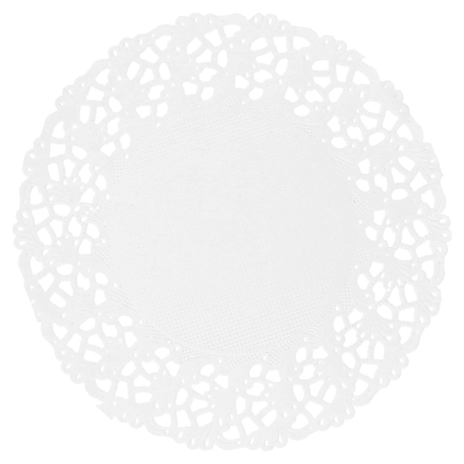 Garcia de Pou Round Doilies, Paper, White, 9 x 30 x 30 cm