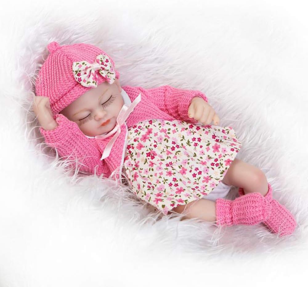 Prezzo XIAOBAI-WJ 12Pollici 25Cm Miniature Preemie Bambola, Fatti A Mano Morbido Silicone Bella Realistica Occhi Chiusi Reborn Bambola, Ragazza del Ragazzo Bambini Giocattolo Offerte