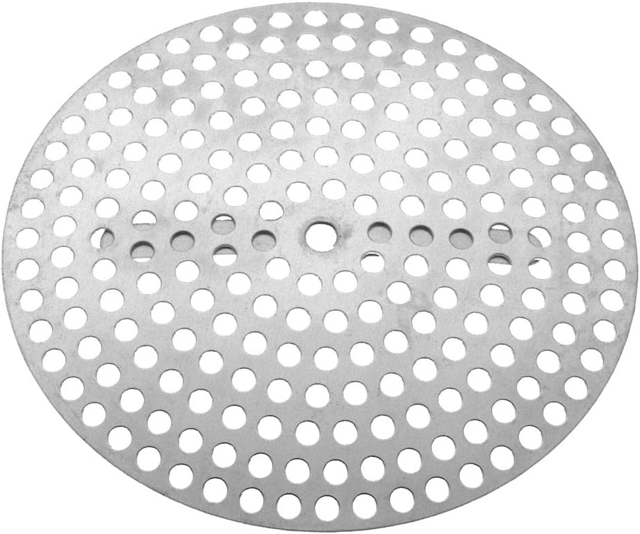 Danco 88923 Clip Style Shower Drain Cover, For Use With 3-3/8 in Shower Drains, Aluminum Steel, Chrome Plated