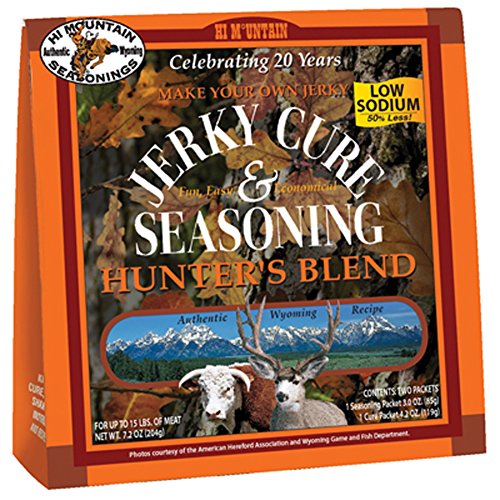 Hi Mountain Jerky Cure & Seasoning: Low Sodium Hunter's Blend