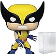 POP Marvel: Wolverine 50th Anniversary - Classic Wolverine Funko Vinyl Figure (Bundled with Compatible Box Protector Case), Multicolor, 3.75 inches