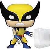 POP Marvel: Wolverine 50th Anniversary - Classic Wolverine Funko Vinyl Figure (Bundled with Compatible Box Protector Case), Multicolor, 3.75 inches