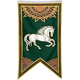 Bayyon LOTR Rohan Flag 30x50 Inch Man Cave Home Office Bed Room Decor