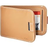 Distil Union Wally Bifold 5.0 Premium RFID Wallet with Titanium Money Clip - Slim Bifold Wallet for Men, Full Grain Leather, Minimalist RFID Card Holder - Holds 14 Cards & 30 Bills - Vege-Tan