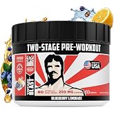 Old School Labs 2 Stage Pre Workout Powder for Massive Pump, Energy &amp; Focus | Premium Preworkout with Natural Flavors, No Crash, With Beta-Alanine, L-Theanine, Citrulline for Strength, Energy &amp; Focus