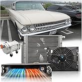 12V 12000 BTU Under Dash Air Conditioner with Heating, Universal 12 Volt A/C Kit System, Electric 12V DC Underdash AC Unit Quiet, Fast Cooling for Classica Car, Automotive, Truck, ATV, Pickup,Tractor
