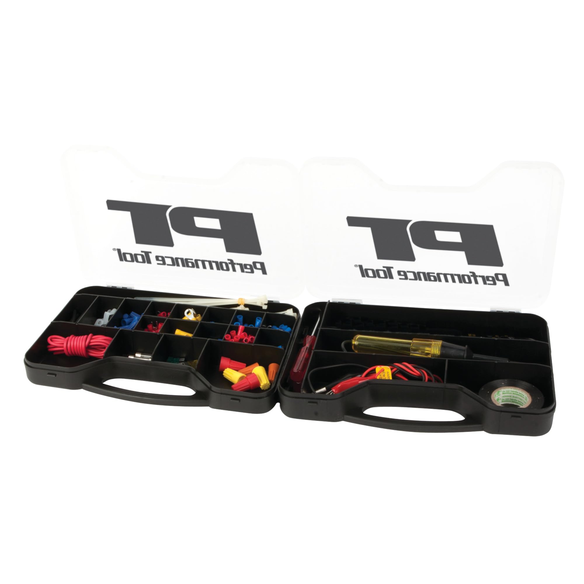 Performance Tool W5207 285 Piece Multi-Use Electrical Repair Kit, Black