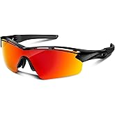 Rosemal Sports Sunglasses Polarized Cycling Sunglasses Running Driving Fishing Hiking for Men Women UV400 TAC TR90