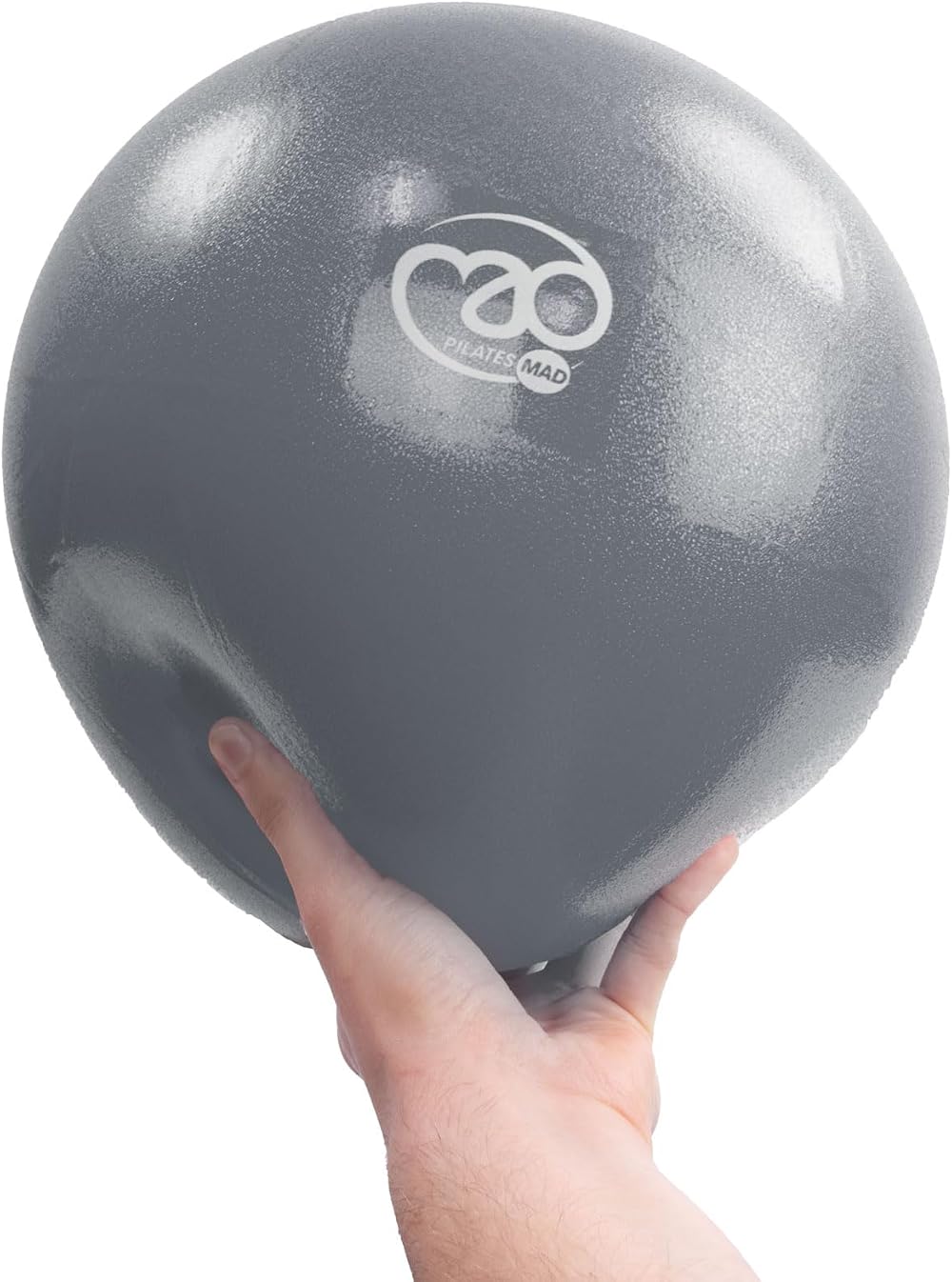 Fitness Mad Exer-Soft Stability Ball 7 9 12 Inch Soft Pilates Ball Grey 12