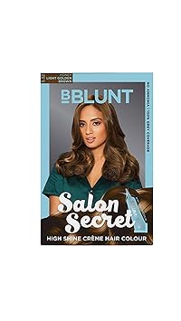 BBLUNT Salon Secret High Shine Creme Hair Colour with Ayur Product, Honey Light Golden Brown: 5'32, 100 g